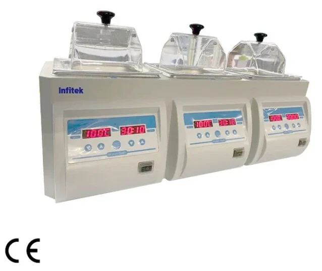 Thermostatic Water Bath, 3 Tanks WB-1R3H-6R